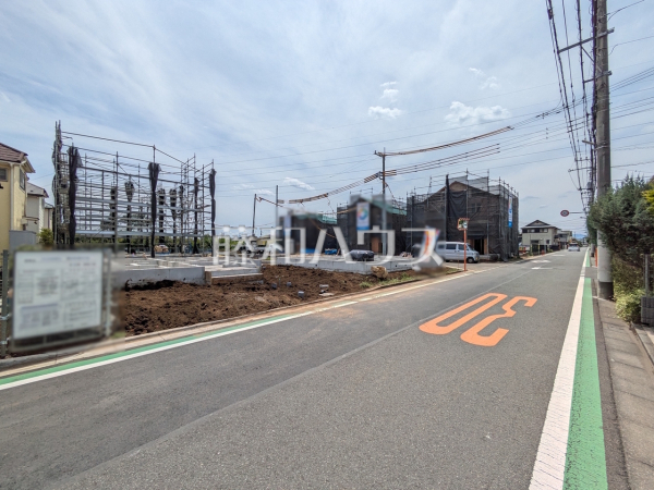 接道状況および現場風景 【国分寺市北町3丁目】 接道状況および現場風景 【国分寺市北町3丁目】