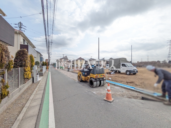 接道状況および現場風景　【国分寺市北町３丁目】