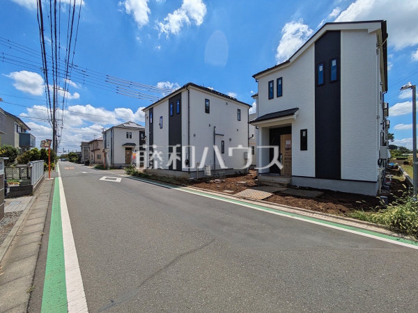 接道状況および現場風景　【国分寺市北町３丁目】