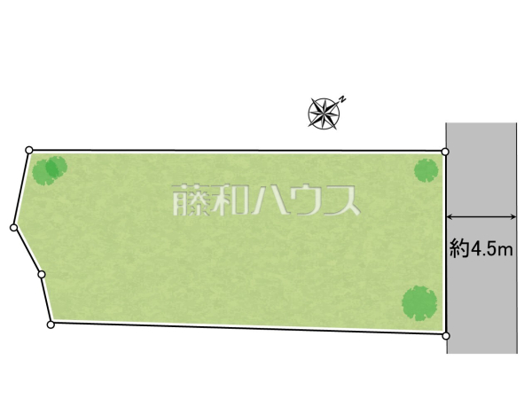 全体区画図　【世田谷区経堂３丁目】