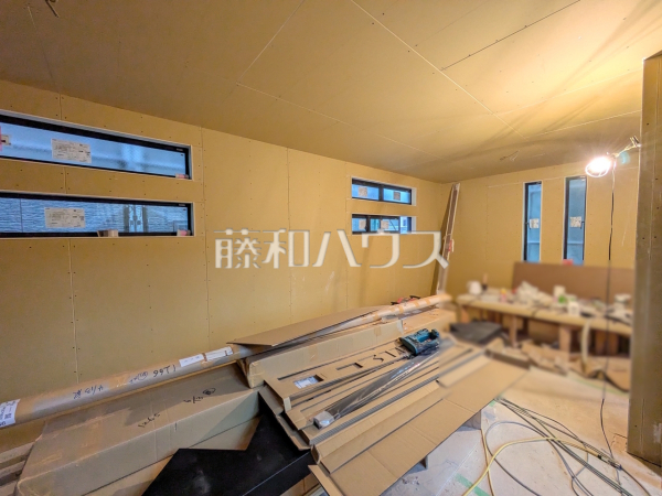 2号棟　建築中内観　【練馬区大泉学園町３丁目】