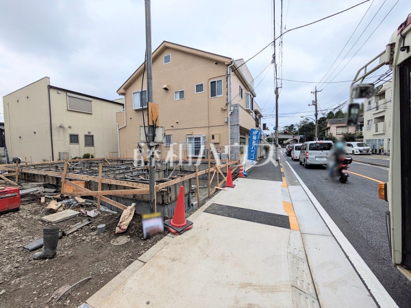 接道状況および現場風景　【武蔵野市関前３丁目】
