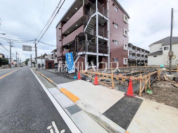 接道状況および現場風景　【武蔵野市関前３丁目】