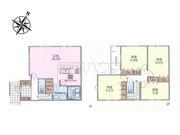 間取図　【西原町字小那覇】