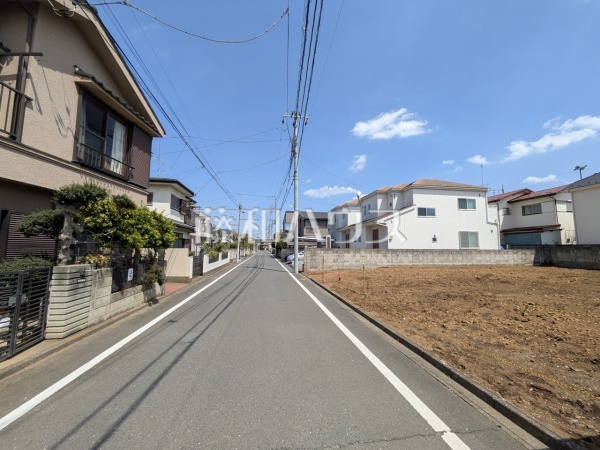 接道状況および現場風景　【清瀬市中清戸２丁目】