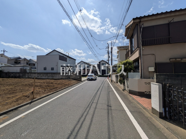 接道状況および現場風景　【清瀬市中清戸２丁目】