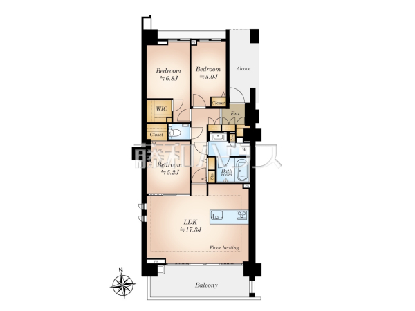 間取図　【グランドメゾン千歳烏山】