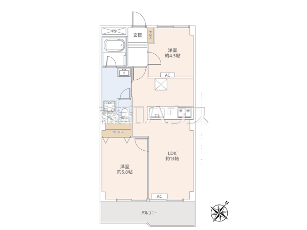 間取図　【ブランメゾン】