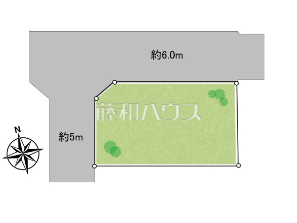 全体区画図　【練馬区大泉学園町５丁目】