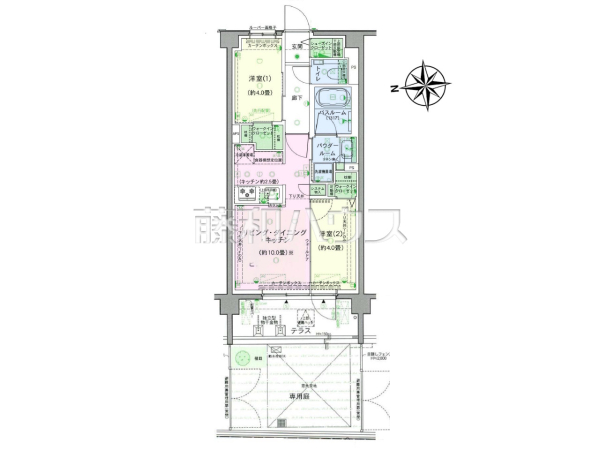 間取図　【エクセレントシティ八王子　】