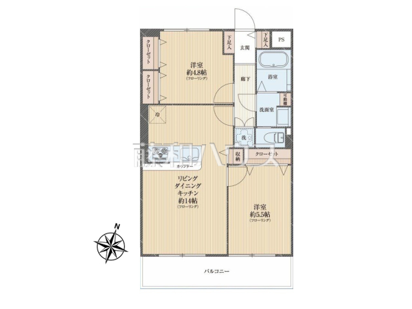 間取図　【 杉並コーポラス】