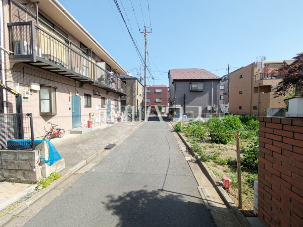 接道状況および現場風景　【練馬区春日町６丁目】