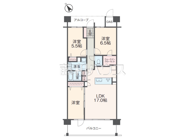 間取図　【エルディア】