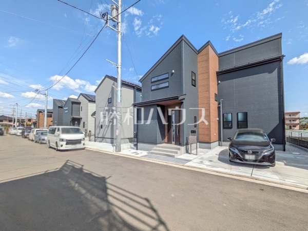 接道状況および現場風景　【立川市西砂町２丁目】