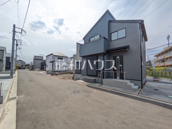 接道状況および現場風景　【立川市西砂町２丁目】