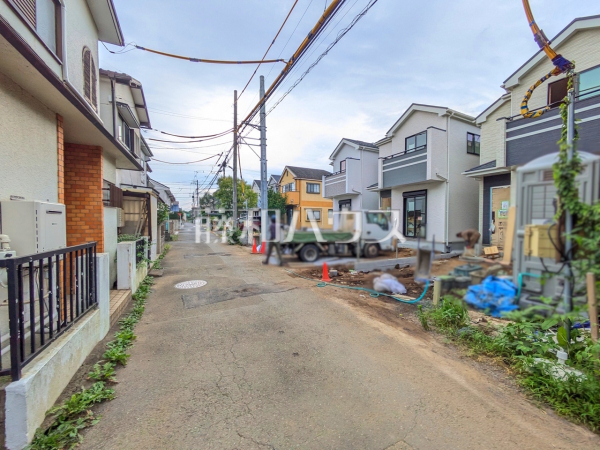 接道状況および現場風景　【小平市回田町】