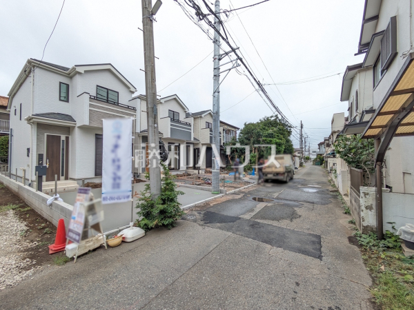 接道状況および現場風景　【小平市回田町】