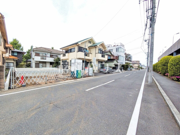 接道状況および現場風景　【八王子市並木町】