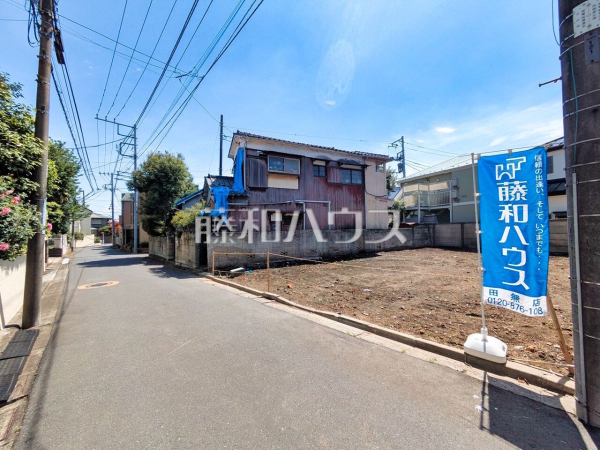接道状況および現場風景　【世田谷区松原５丁目】