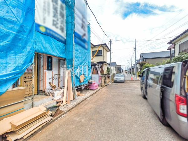 接道状況および現場風景 【立川市一番町3丁目】 接道状況および現場風景 【立川市一番町3丁目】