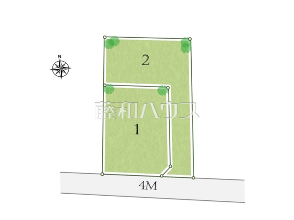 全体区画図　【小金井市桜町１丁目】