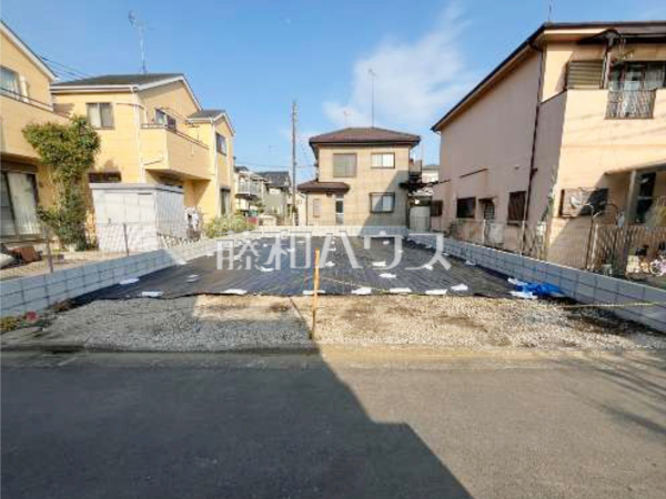 接道状況および現場風景　【所沢市花園１丁目】