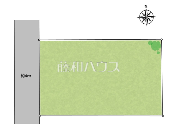 全体区画図　【所沢市花園１丁目】