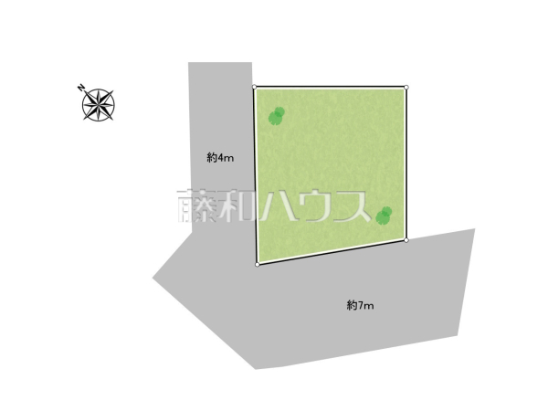 全体区画図　【狛江市元和泉２丁目】