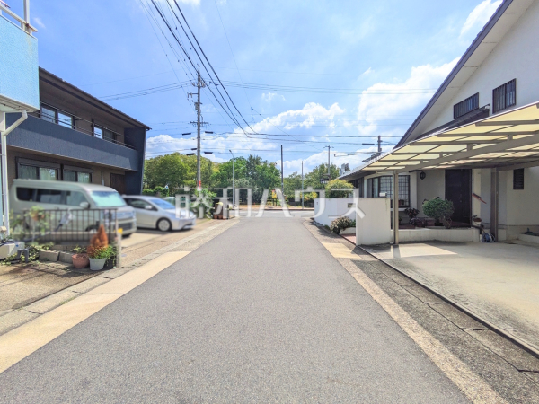 接道状況および現場風景　【名古屋市守山区松坂町】