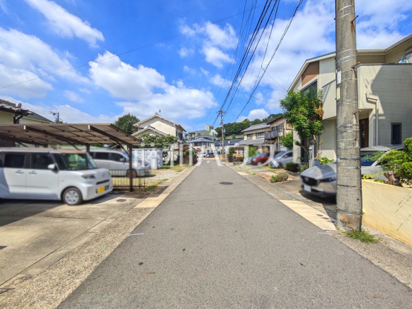 接道状況および現場風景　【名古屋市守山区松坂町】