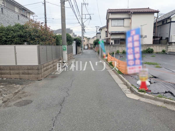 接道状況および現場風景　【練馬区大泉学園町１丁目】