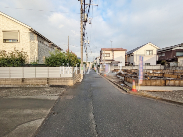 接道状況および現場風景　【練馬区大泉学園町１丁目】