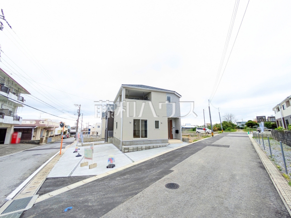 接道状況および現場風景　【宜野湾市上原２丁目】
