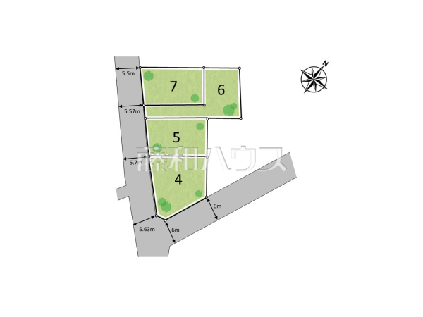 全体区画図　【宜野湾市上原２丁目】
