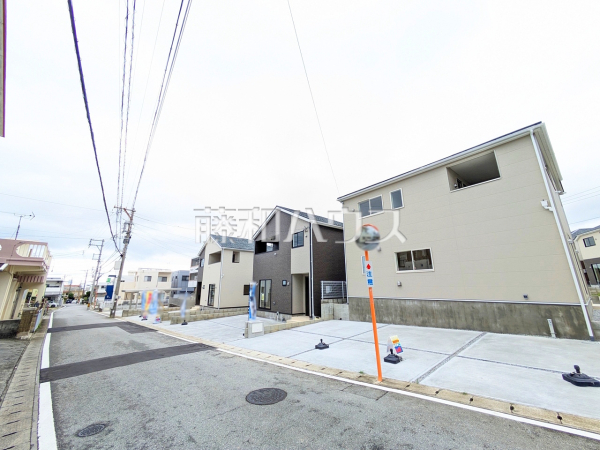 接道状況および現場風景　【宜野湾市上原２丁目】