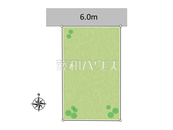 区画図　【小平市小川西町５丁目】