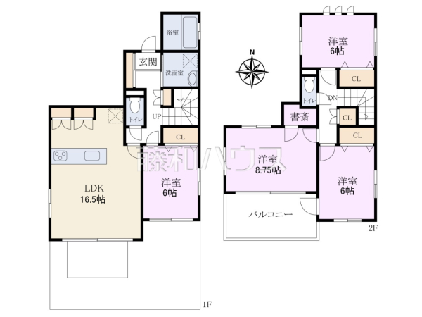 間取図　【小平市小川西町５丁目】