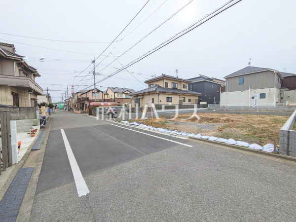 接道状況および現場風景　【東大和市向原１丁目】