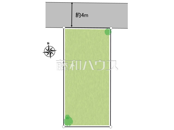 全体区画図　【狛江市西野川４丁目】
