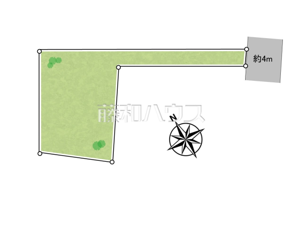 全体区画図　【狛江市元和泉２丁目】