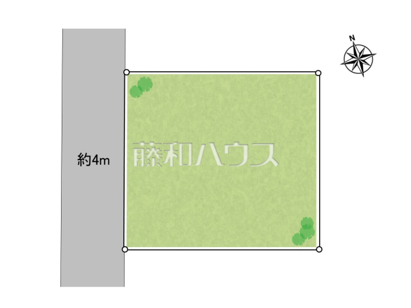 全体区画図　【立川市若葉町２丁目】