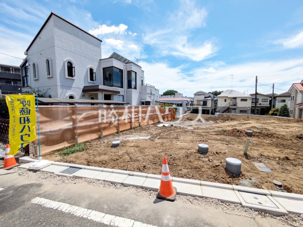 ≪D号地　外観≫当社オリジナルの注文建築システム「ハウス会」では、お客様のご要望に合わせて建築会社をご紹介いたします。　【調布市西つつじケ丘４丁目】