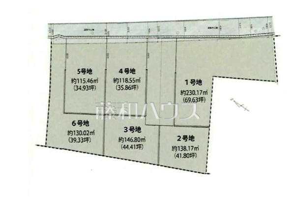 全体区画図　【福岡市城南区長尾４丁目】