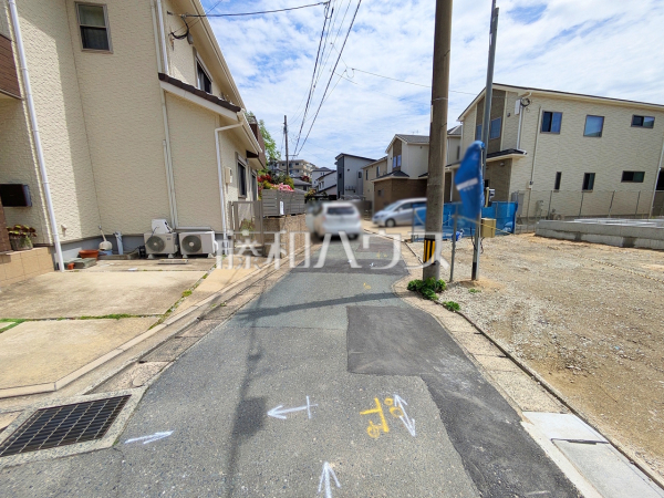 接道状況および現場風景　【福岡市城南区干隈１丁目】