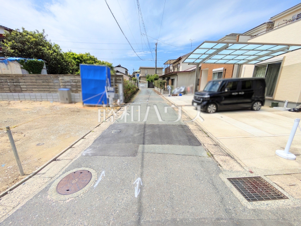 接道状況および現場風景　【福岡市城南区干隈１丁目】