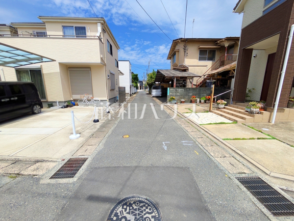 接道状況および現場風景　【福岡市城南区干隈１丁目】