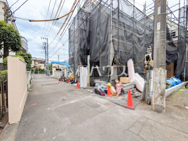 接道状況および現場風景　【西東京市南町４丁目】