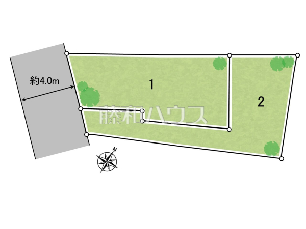 全体区画図　【西東京市泉町４丁目】