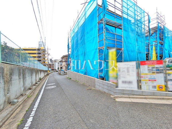 接道状況および現場風景　【板橋区成増４丁目】