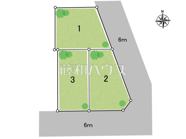 全体区画図　【八王子市子安町２丁目】